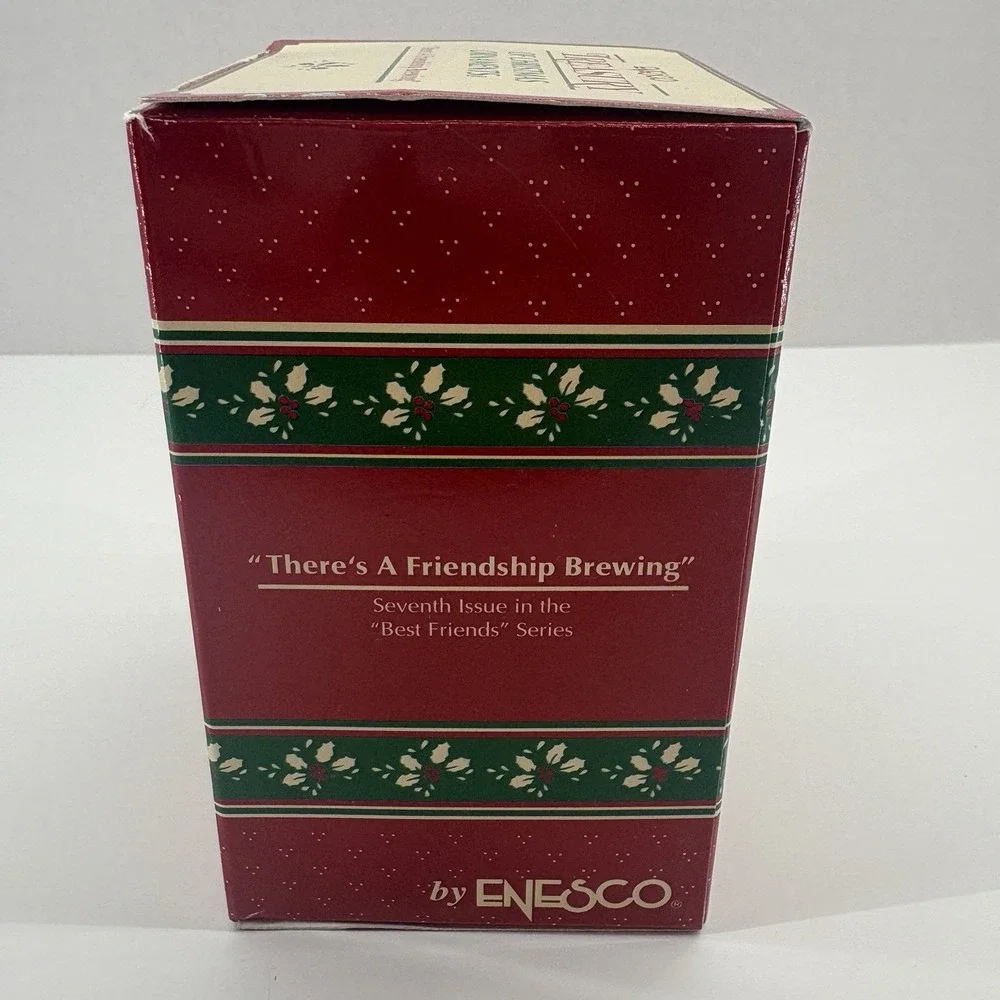 There's A Friendship Brewing 1996 Enesco Best Friends #7‎ Ornament 176761 - Box